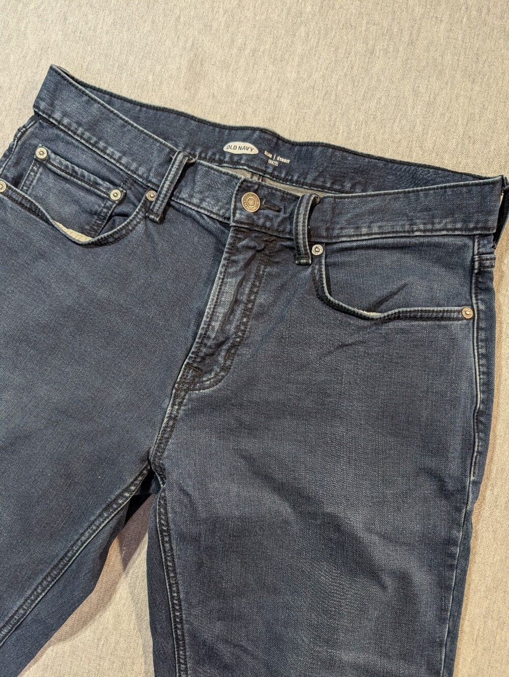 Old Navy Slim Fit 24/7 Jeans Men's 32 X 32 Dark Wash Blue
